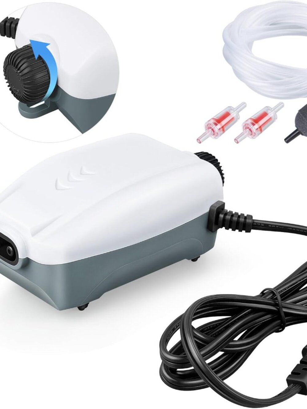 HITOP Dual Outlet Aquarium Air Pump